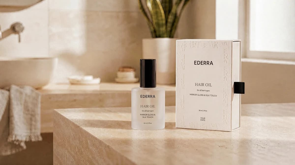 Масло для волос Ederra Mirror Gloss and Silk Touch