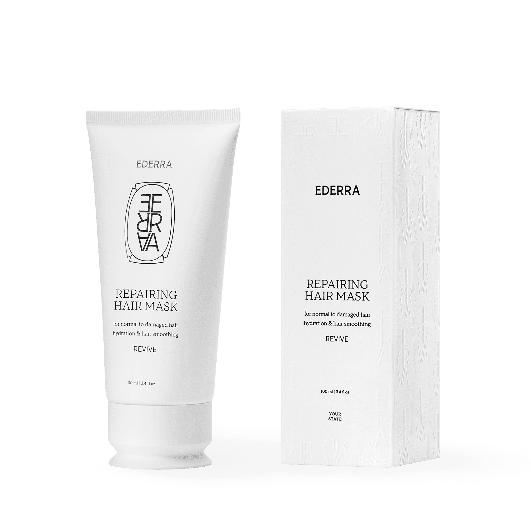 Восстанавливающая маска для нормальных и поврежденных волос (Repairing Hair Mask, Ederra Revive) 6