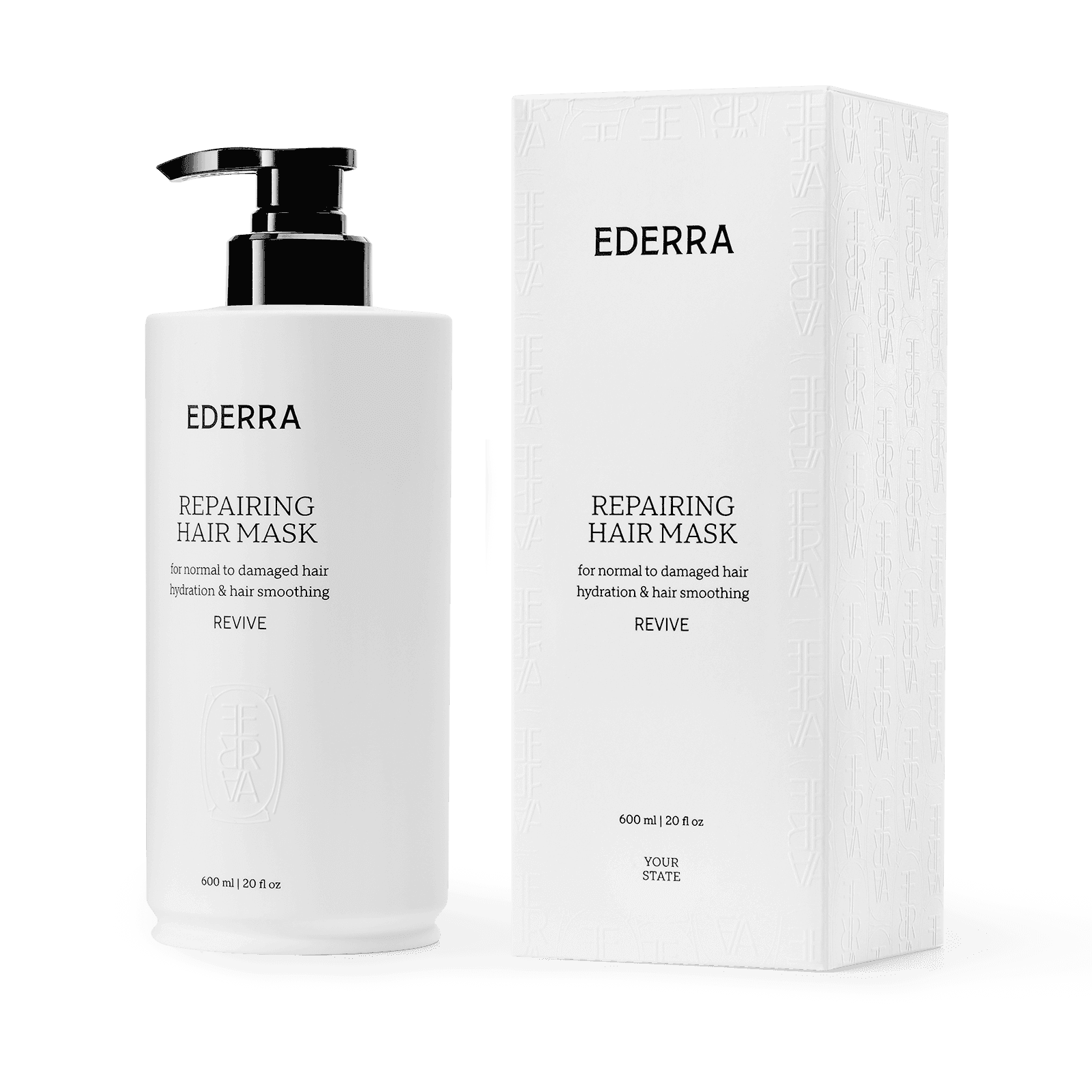 Восстанавливающая маска для нормальных и поврежденных волос (Repairing Hair Mask, Ederra Revive) 5