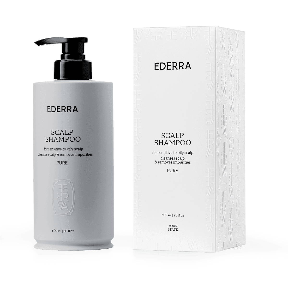 Шампунь для интенсивного очищения кожи головы (Scalp Shampoo, Ederra Pure) 5